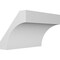 Ekena Millwork 6-in. W x 40-in. D x 40-in. H Westlake Architectural Grade PVC Knee Brace BRCP06X40X40WTL - alternate 1